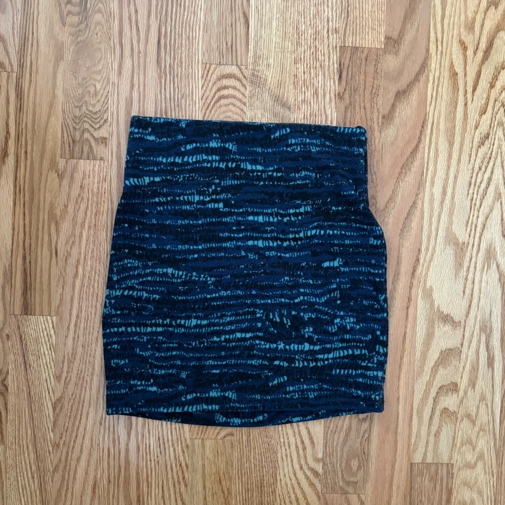 BCBG Generation Blue Tight Mini Skirt